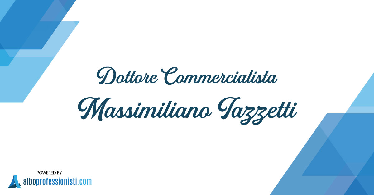 Dottore Commercialista Massimiliano Iazzetti 